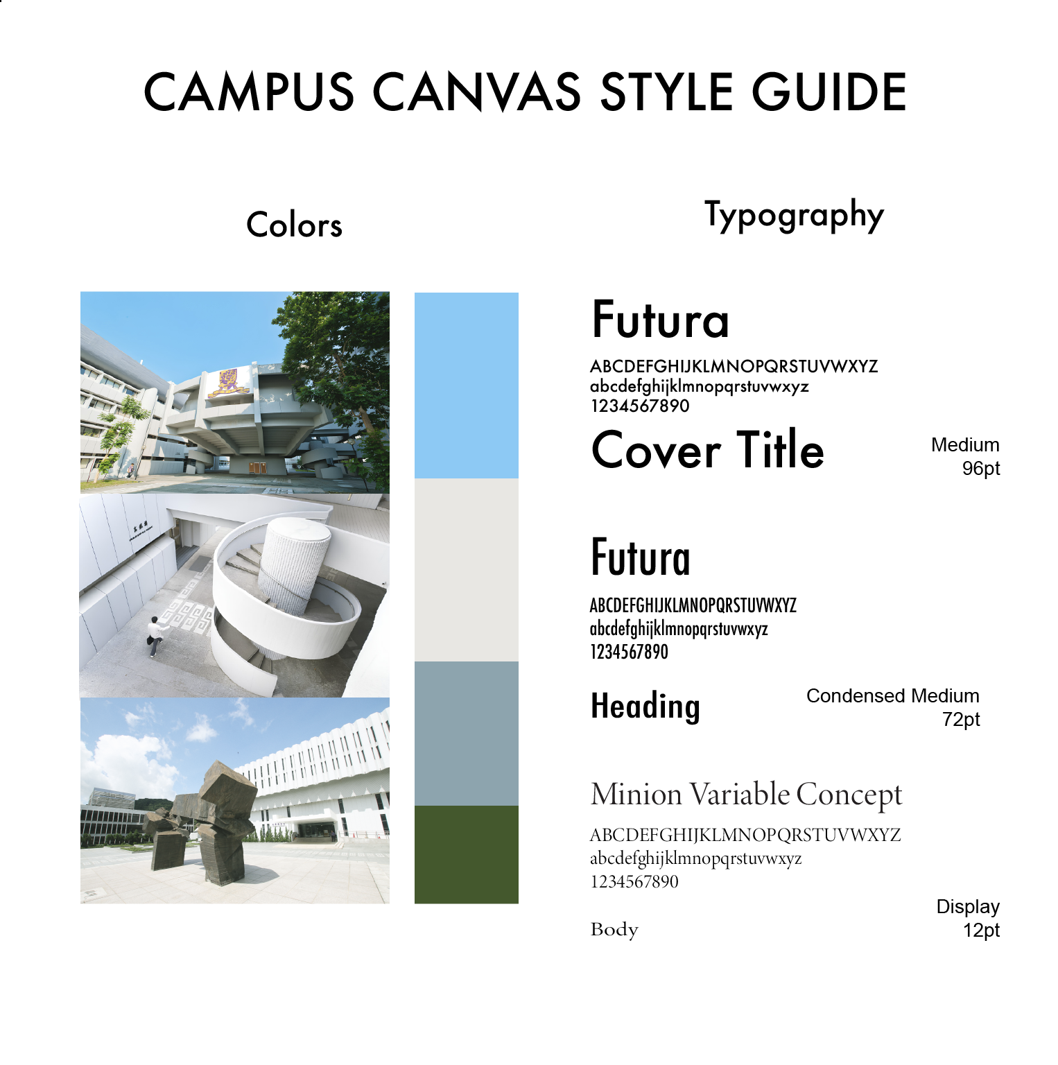 Campus Canvas Style Guidee