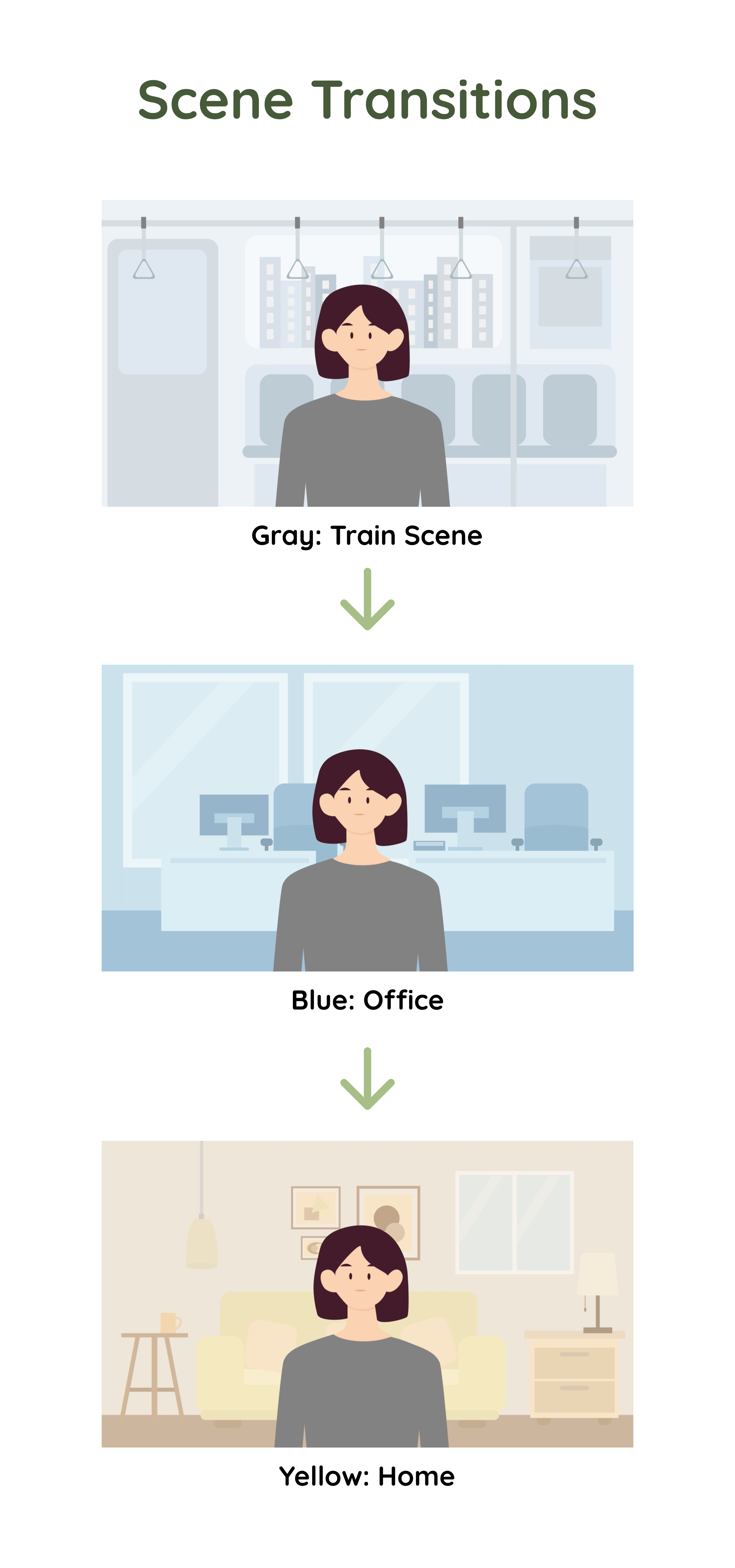 Mood Tracking Motion Graphic Video Color Usage