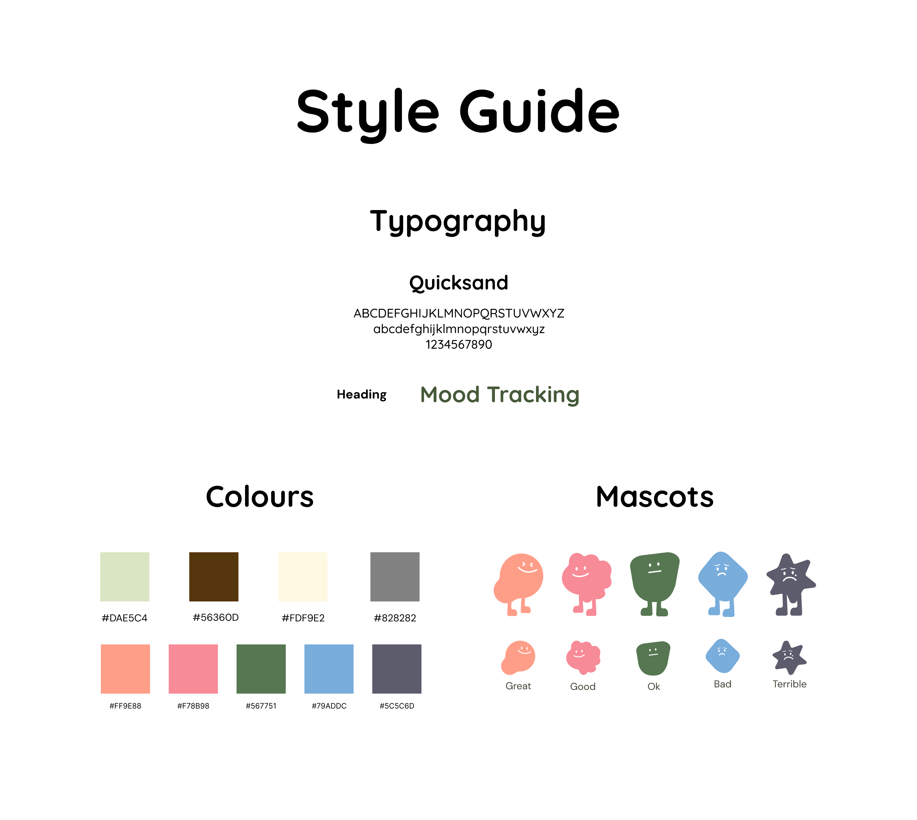 Mood Tracking Motion Graphic Video Style Guide