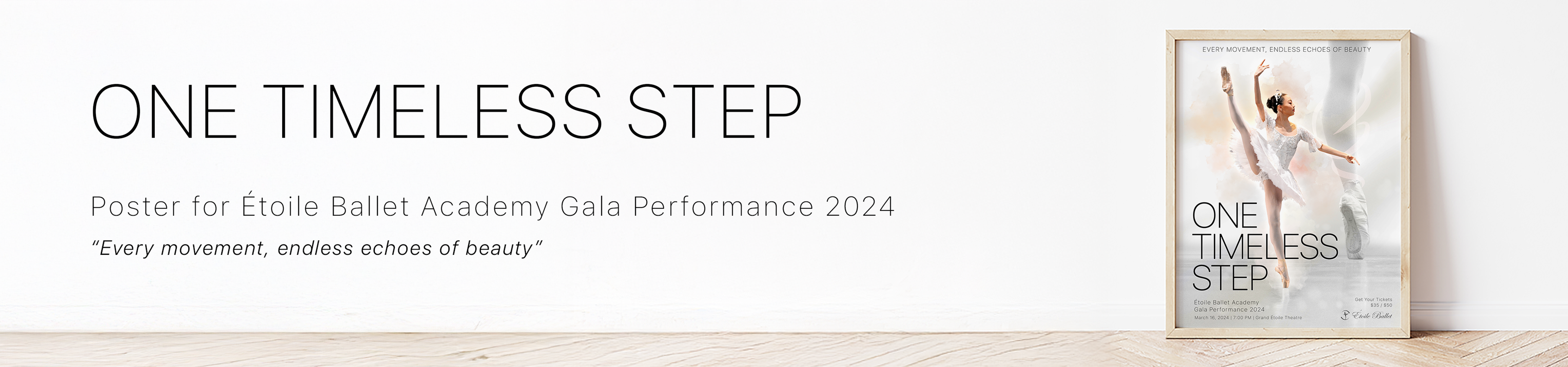 One Timeless Step Poster