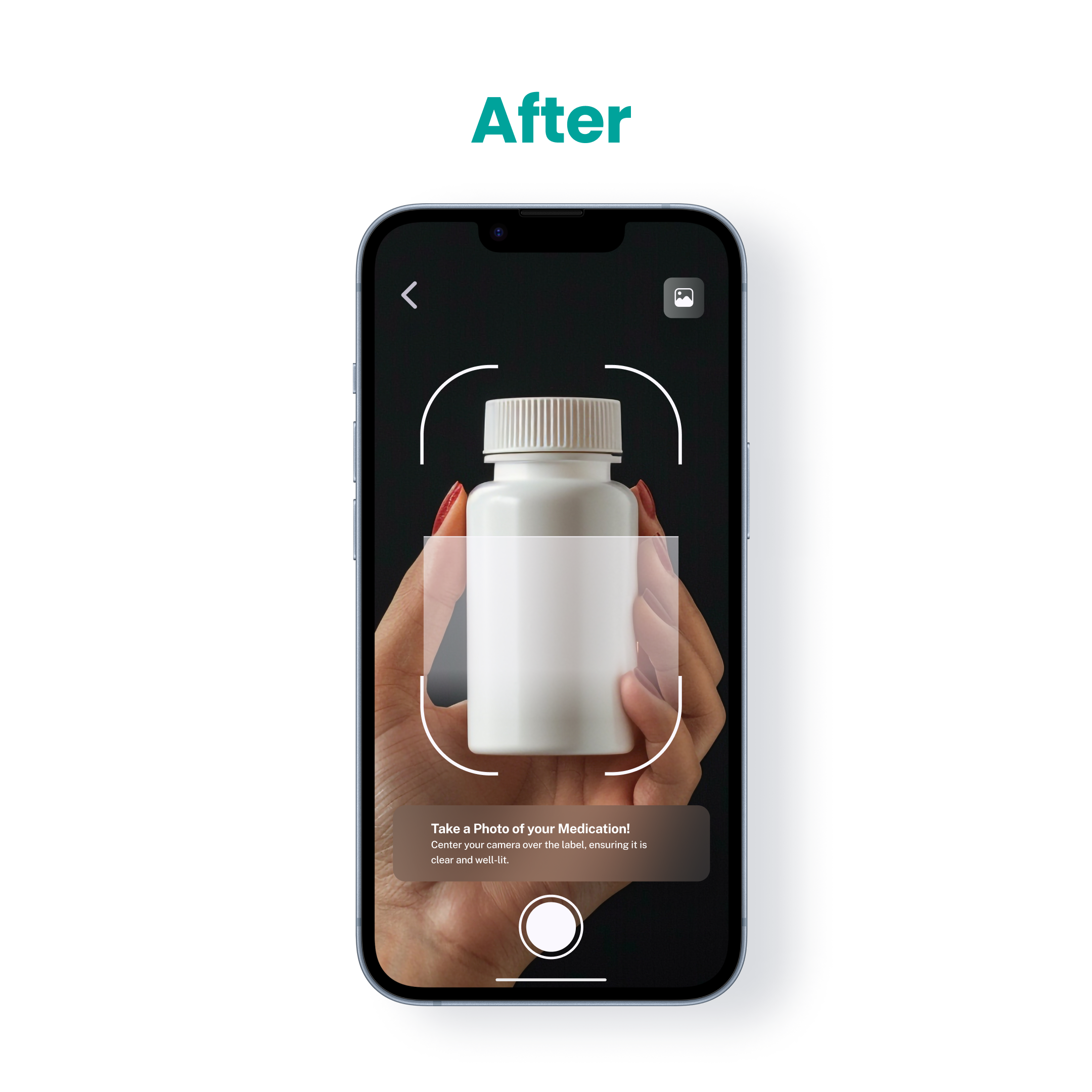 “Take Photo” Button After Usability Testing