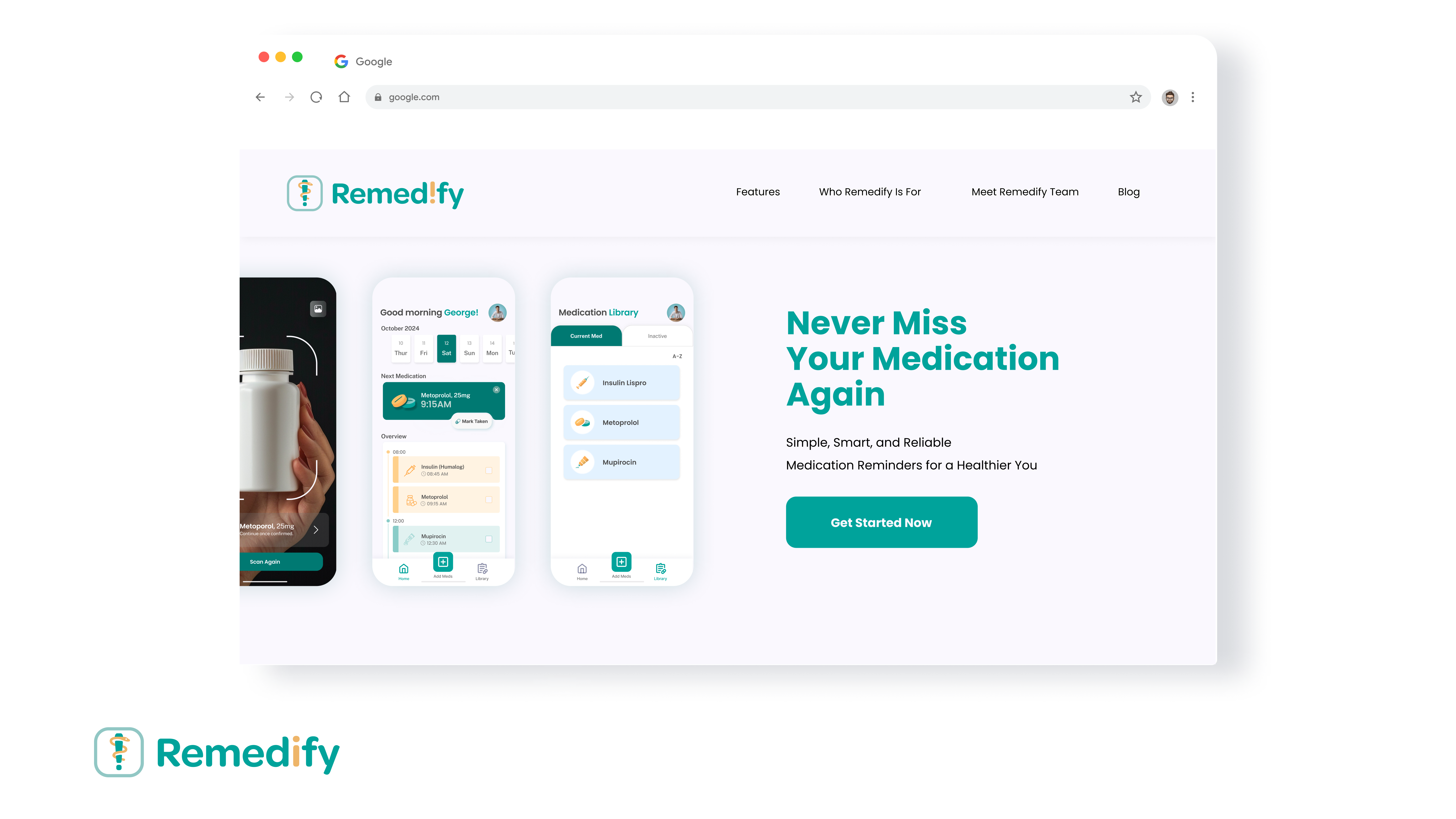 Remedify Marketing Landing Page