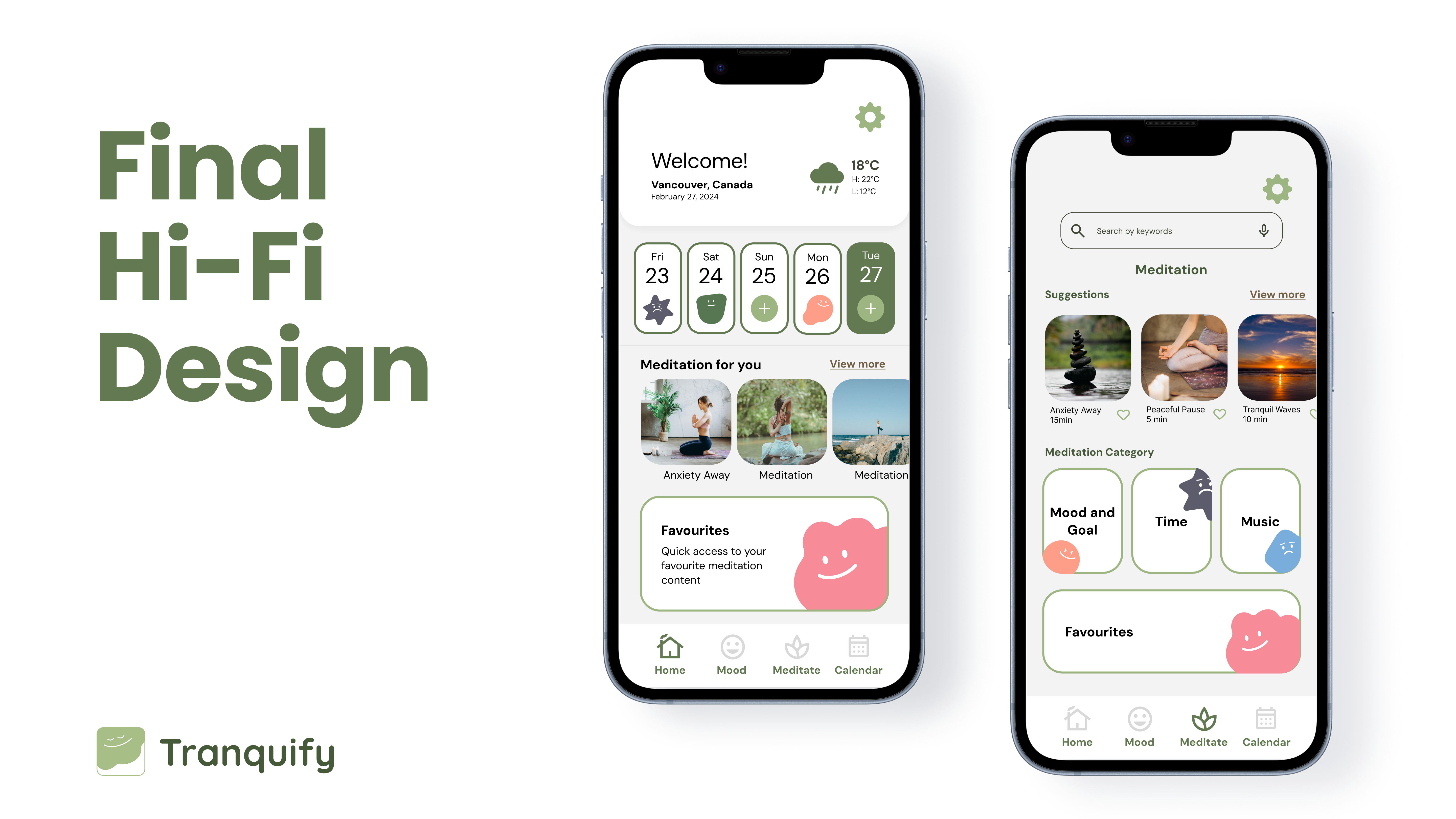 Tranquify Final Design