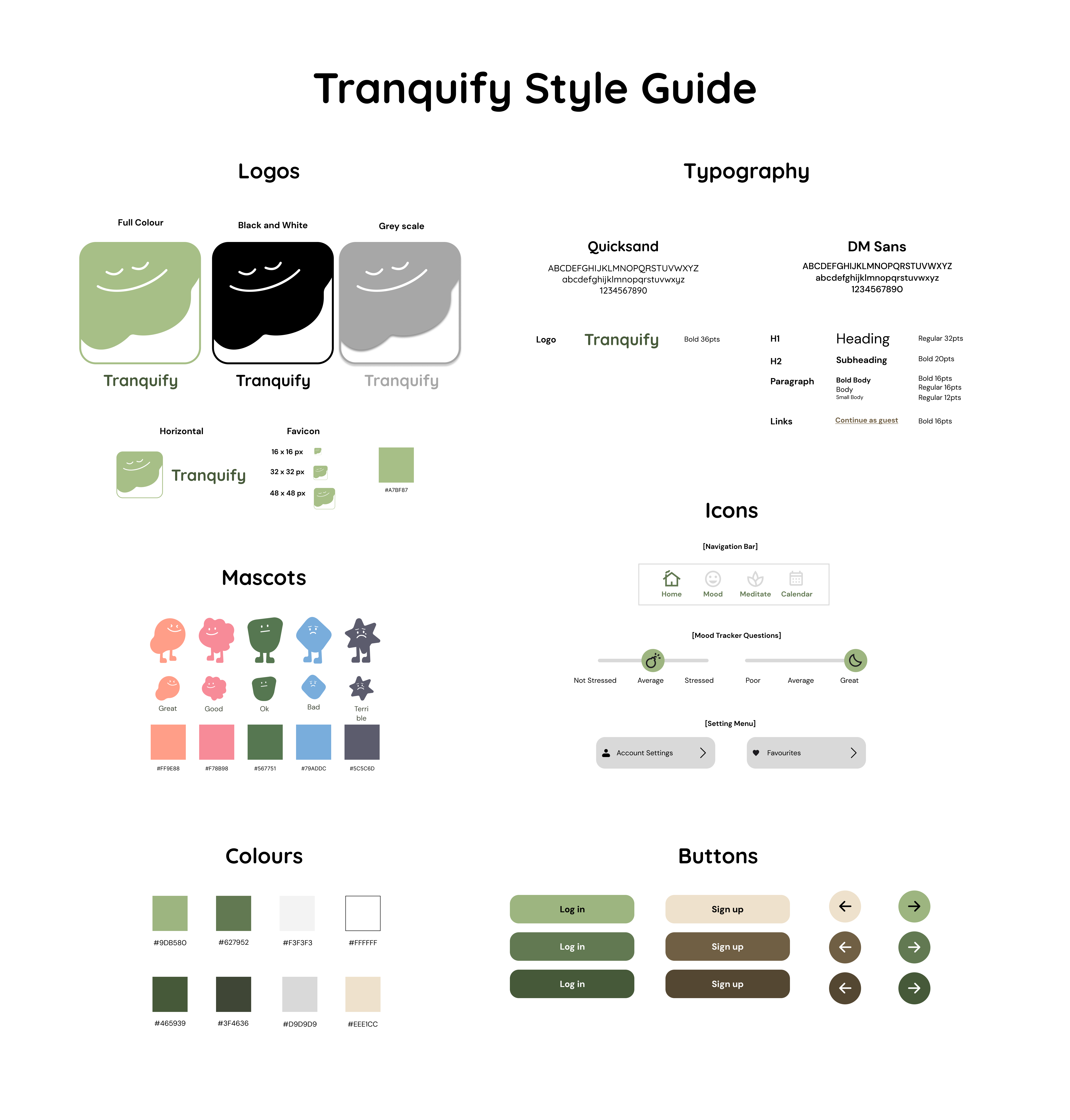 Tranquify Style Guide