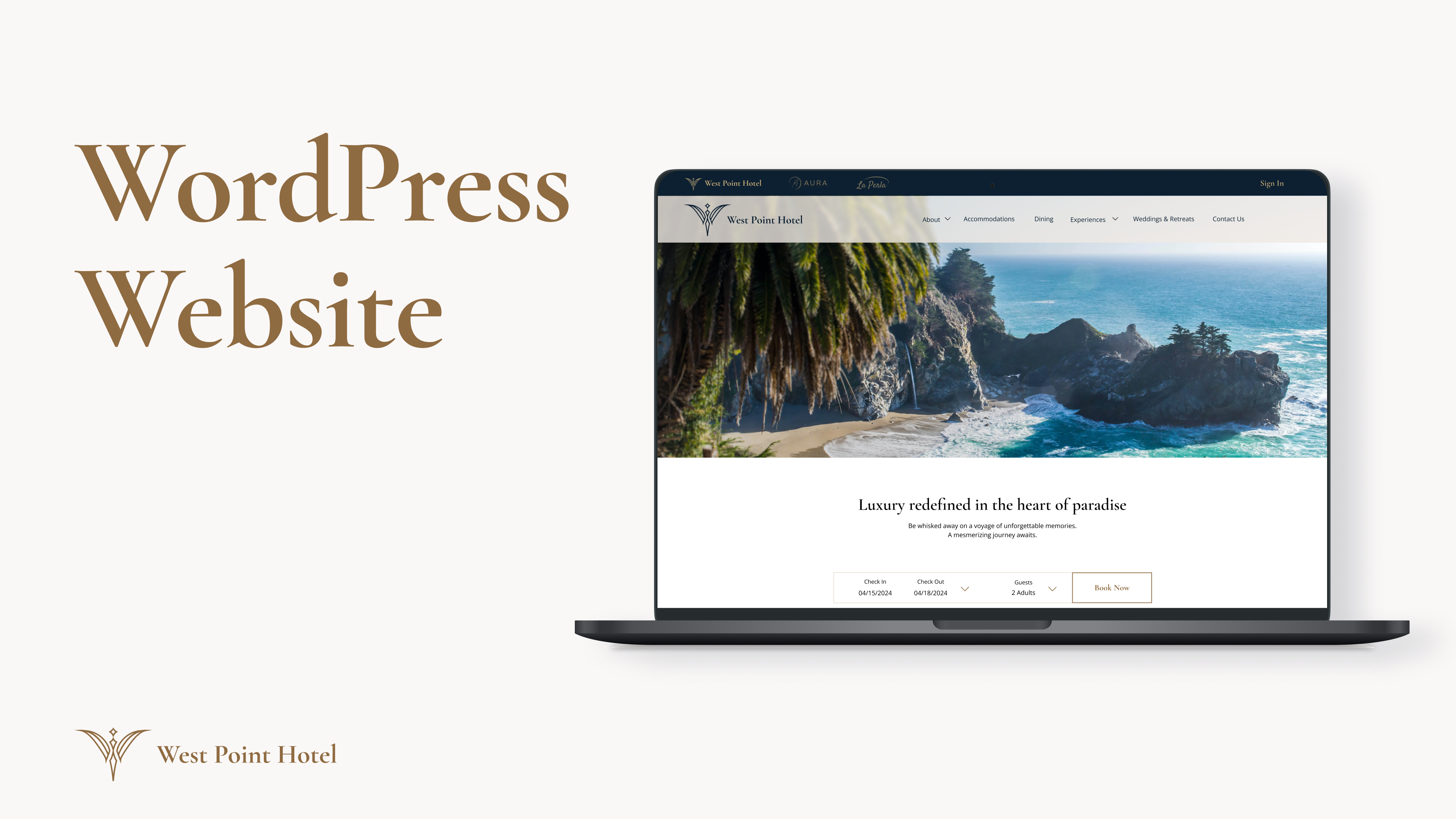 West Point Hotel WordPress Website